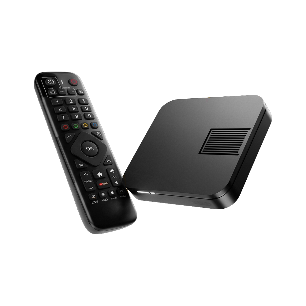 TV Dreambox: Android 14 TV Box met afstandsbediening (afbeelding 1)
